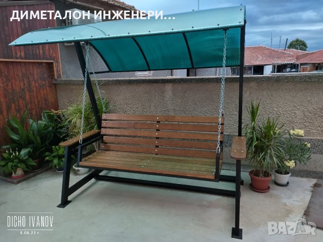 градинска люлка - пейка , снимка 8 - Градински мебели, декорация  - 41607718