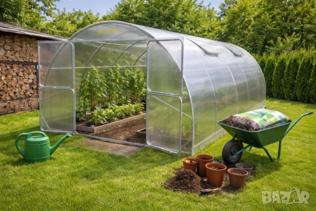 Оранжерия 3х6 с поликарбонат/ безплатна доставка/