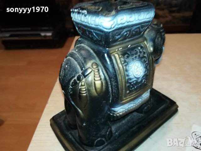 СЛОН МАСИВЕН 17Х16Х10СМ 2008231237, снимка 12 - Колекции - 41909507