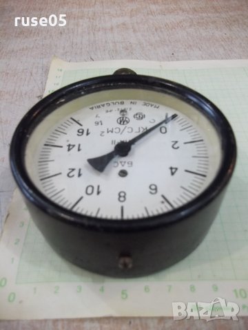 Манометър "ТНА - II" от соца работещ, снимка 6 - Други - 34804913