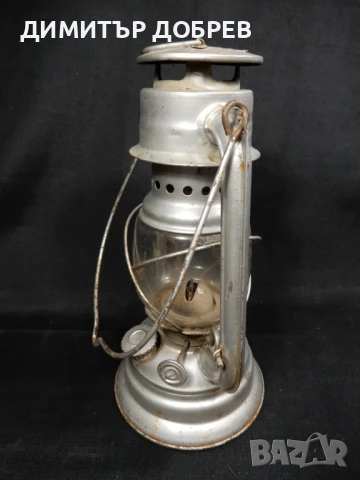 СТАР РЕТРО ВЕТРОУПОРЕН ФЕНЕР ГАЗЕНА ЛАМПА METALOGLOBUS Nr104E ROMANIA, снимка 4 - Антикварни и старинни предмети - 50483989