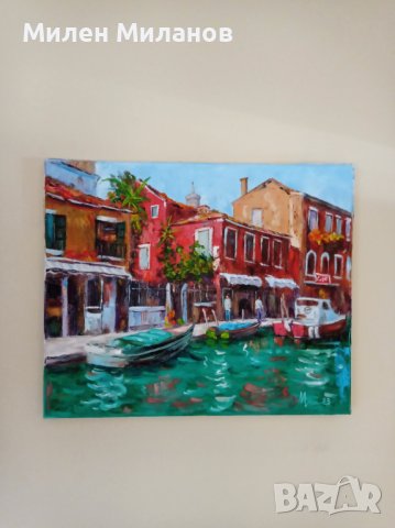 Картина рисувана с маслени бои , снимка 2 - Картини - 41440404