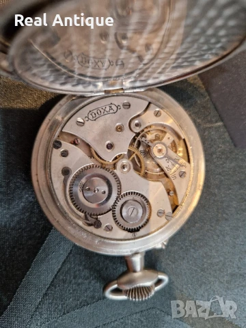 Уникален голям антикварен колекционерски джобен швейцарски часовник Doxa Goliath , снимка 9 - Антикварни и старинни предмети - 50928096