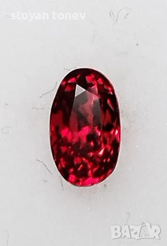 Интензивен оранжево червен рубин - 0.77кт.! Сертифициран! Нов! , снимка 12 - Други - 47210513