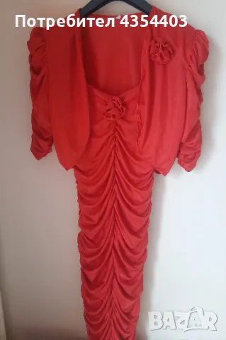 Дамска винтидж рокля, снимка 5 - Рокли - 49702408