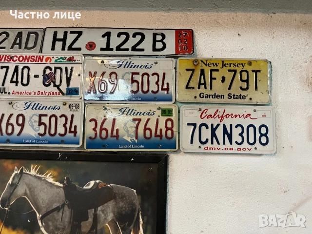 Американски регистрационен номер, снимка 3 - Декорация за дома - 51118379