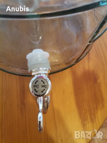 Стъклени буркани с чучур 12 литра, снимка 3 - Други стоки за дома - 50968621