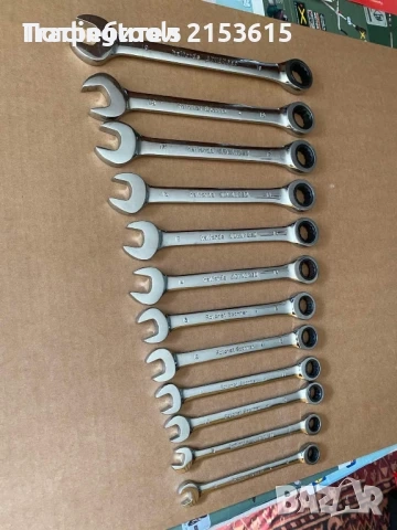 Halfords Advanced 12броя качествени ключове тресчотки , снимка 2 - Ключове - 52855926