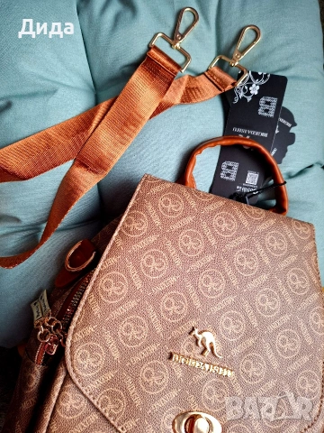 НОВА Раница в цвят капучино, снимка 3 - Раници - 53484491