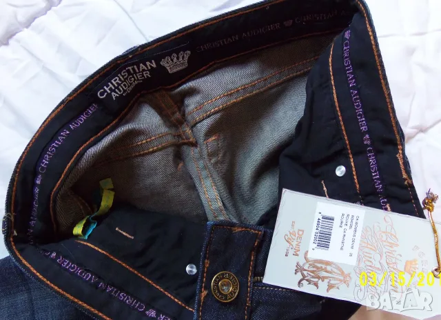 Christian Audigier оригинални дамски дънки, снимка 11 - Дънки - 55714931