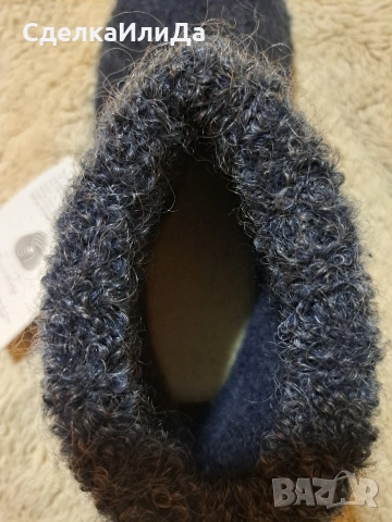 Детски пантофки вълнени 33н и Шапка , снимка 4 - Детски пантофи - 53155351