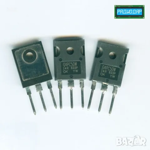IRG4PC50W 150kHz IGBT, 600V, 55A, 200W, TO-247, снимка 2 - Друга електроника - 48669557