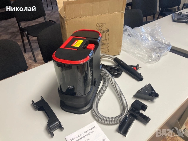 Перяща прахосмукачка за тапицерии, снимка 2 - Прахосмукачки - 53446308