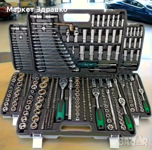 Многофункционален Комплект 216 части за Ремонт на Автомобили, снимка 7 - Други инструменти - 50604056