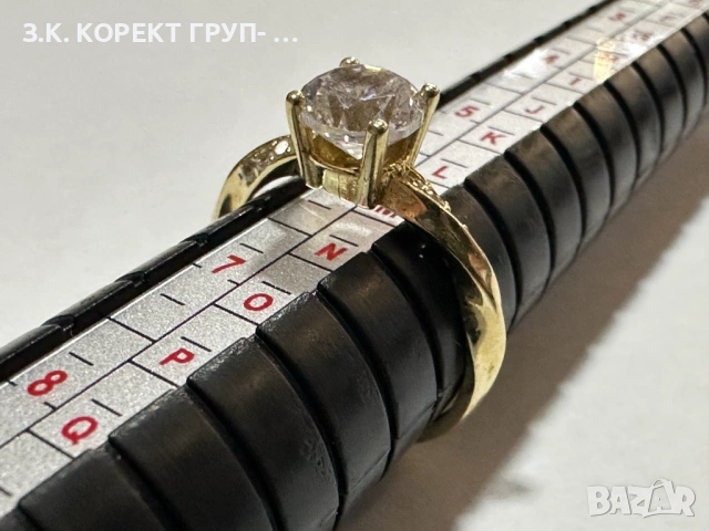 Златен пръстен 14к, 2,52гр, снимка 6 - Пръстени - 53283535