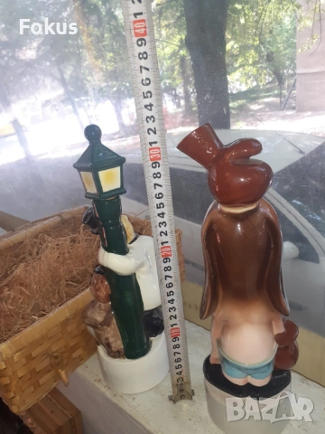 Две колекционерски свирещи бутилки порцелан с кутия, снимка 4 - Антикварни и старинни предмети - 53370494