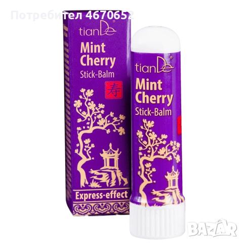 Стик-балсам „Mint Cherry” EcoDeViva, 1 бр.