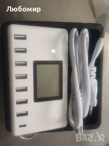 USB станция за зареждане, 8-портова USB станция за зареждане, 60W/12A,

