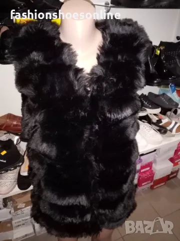 Дамски елек с пух. 