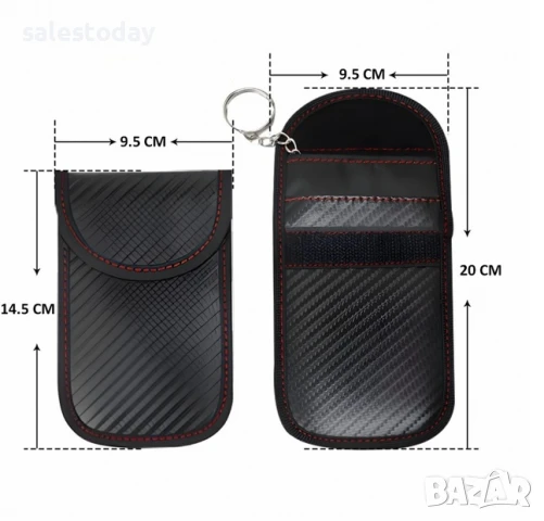 Калъфче за ключ, Система KEYLESS-GO RFID, калъф за заглушаване/ блокиращ сигнали, снимка 3 - Аксесоари и консумативи - 49749139