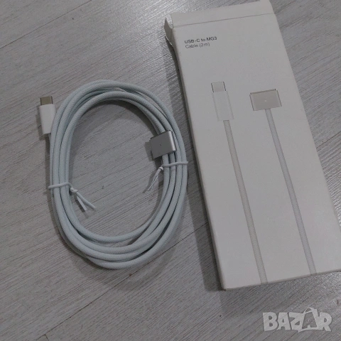 Кабел за зареждане USB-C към MagSafe 3 (2м) за MacBook Air/Pro M2 & M3, снимка 4 - Кабели и адаптери - 53868096