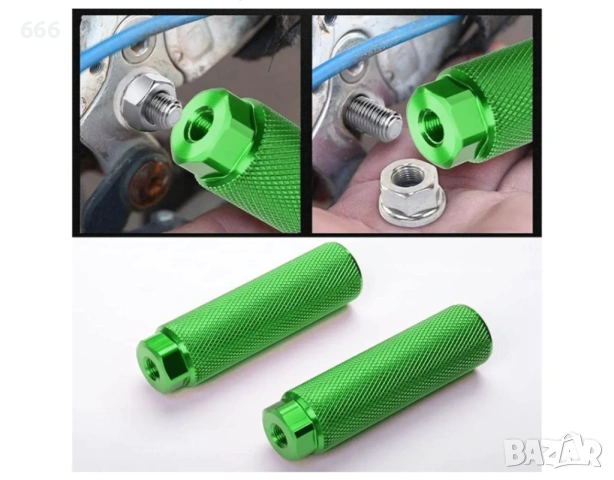 комплект от 5 алуминиеви педали за велосипеди, снимка 3 - Части за велосипеди - 53530155