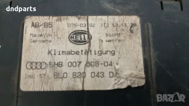 Панел климатроник Audi A4  B5 1998 8L0820043D 5HB007608 A4 (B5) (1994-2001), снимка 2 - Части - 56203903