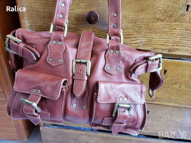 Mulberry чанта от естествена кожа, снимка 9 - Чанти - 41702922