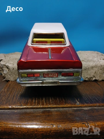 Стара ламаринена китайска играчка автомобил на батерии., снимка 6 - Колекции - 53007796