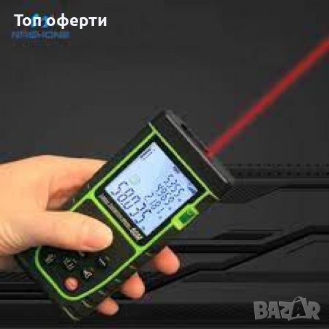Лазерен дистанциометър за измерване на разстояние, площ или обем 40m.
