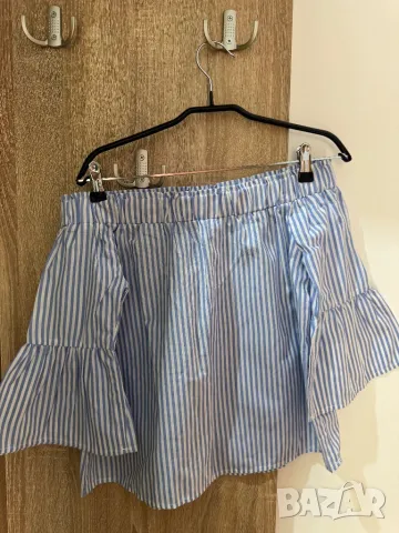 Дамски топ с оголени рамена , снимка 2 - Тениски - 50409288