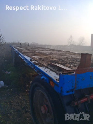 Триосно ремарке платформа 