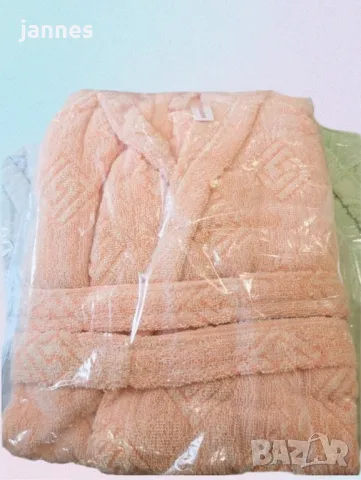 БГ Халат за баня 100% памук , снимка 2 - Хавлиени кърпи - 47646565