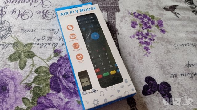 Air Mouse (въздушна мишка с клавиатура) , снимка 4 - Клавиатури и мишки - 42013898