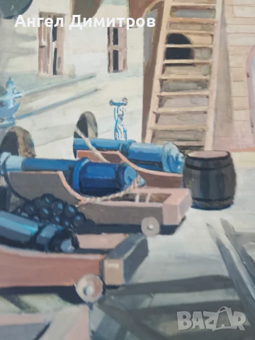 Петър Николов Магелан картина смесена техника , снимка 4 - Картини - 50917789