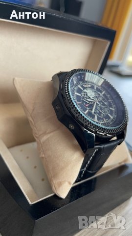 Breitling for Bentley Black Edition  стилен Мъжки часовник, снимка 2 - Мъжки - 34807607