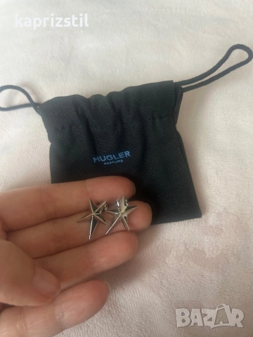Mugler / Angel обици , снимка 8 - Обеци - 53509463