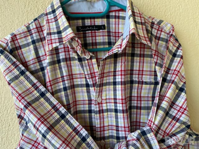 Мъжка спортна риза - Л, снимка 2 - Ризи - 41282037