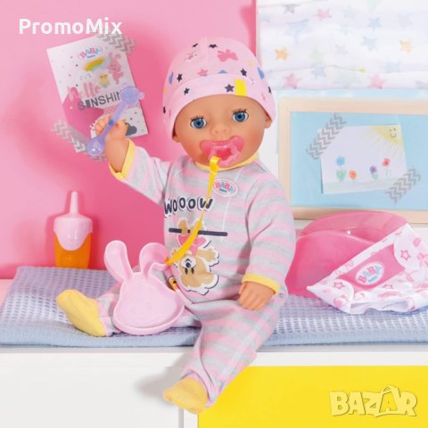 Интерактивна кукла Zapf Creation Baby Born 831960 36см с аксесоари пие вода  отива на гърне плаче сп, снимка 7 - Кукли - 41385200