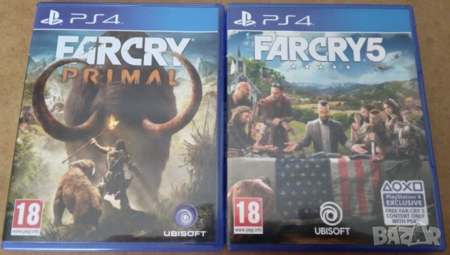 Far Cry Primal & Far Cry 5 PS4 (Съвместими с PS5) в Игри за PlayStation в  гр. Русе - ID40944463 — Bazar.bg