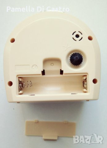 Часовник с будилник и аналогов дисплей. Безшумен с аларма и подсветка. Нов., снимка 3 - Друга електроника - 35915378