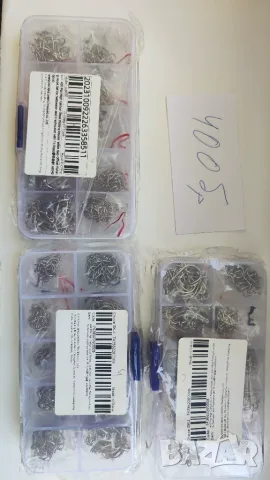 Куки за риболов 400 и 500 броя, снимка 4 - Такъми - 40403249
