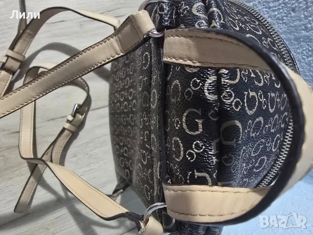 Раница Guess цвят кафяво, снимка 6 - Раници - 55711778