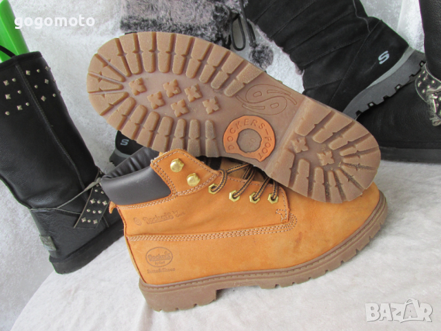 Унисекс боти,обувки, чепици DOCKERS® Boots Leder N- 39 - 40 / 100% естествена кожа, снимка 7 - Дамски боти - 36159587