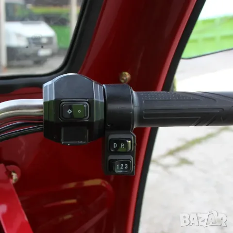 Селскостопанска товарна електрическа триколка 2000W с покрив, 600 кг товар, 60V, 45Ah, снимка 5 - Мотоциклети и мототехника - 55844393