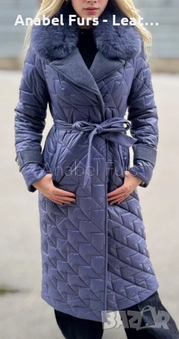 Дамски палта естествена кожа и естествен косъм, снимка 12 - Якета - 37512393