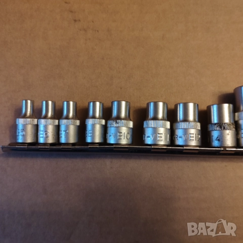 LASER TOOLS 3/8 и 1/2 13броя вложки тип вътрешна звезда E5-E24, снимка 8 - Други инструменти - 52985319