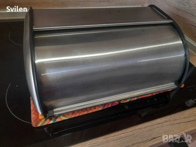 Кутия за хляб-метална, снимка 7 - Кутии за съхранение - 51854508