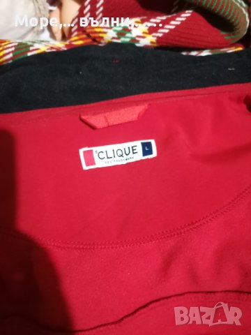 Ново мъжко яке Clique Softshell - L #021, снимка 3 - Якета - 38672186