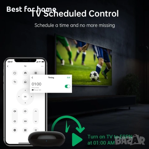 eRemote Hub Smart Wi-Fi IR универсално дистанционно управление, снимка 5 - Друга електроника - 53679740